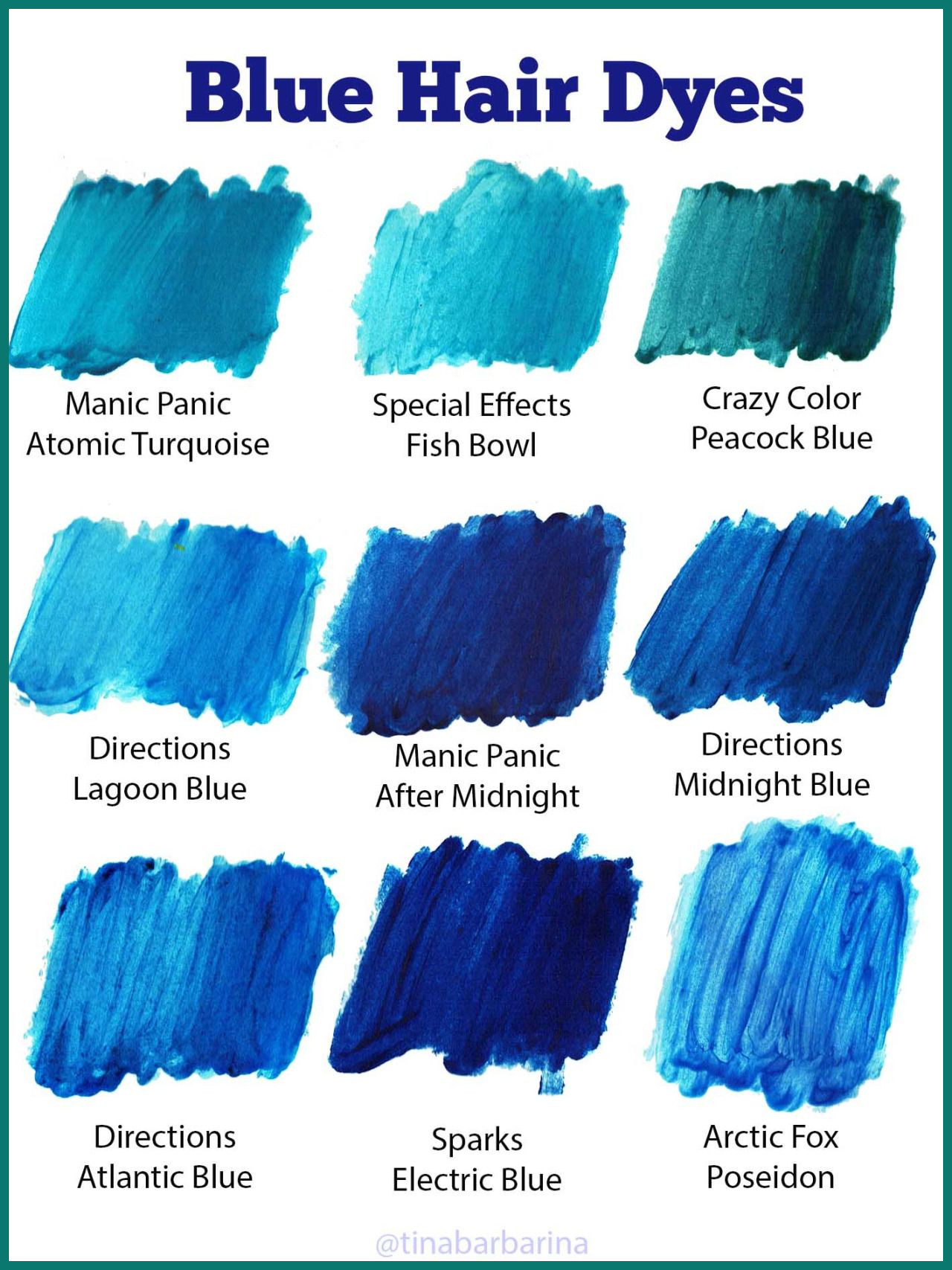 blue hair dye colors 282453 Pin by shop gurl on art in 2019